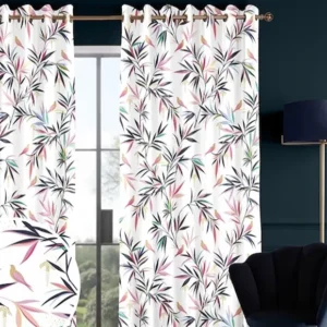 Sara White Elegant Curtains