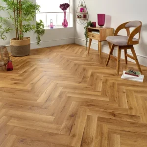 Siena Helsinki Herringbone Laminate Flooring 12mm