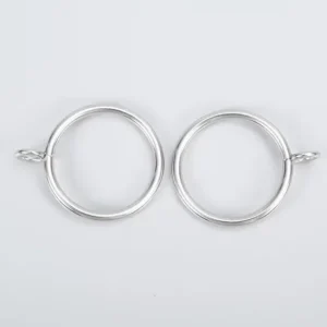 Silver Iron Curtain Rings 50mm