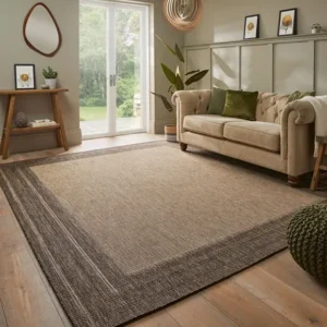 Sumac Border Indoor Outdoor Carpet Rug