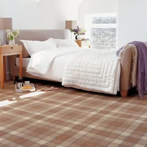 Tartan Patterned Axminster Carpet