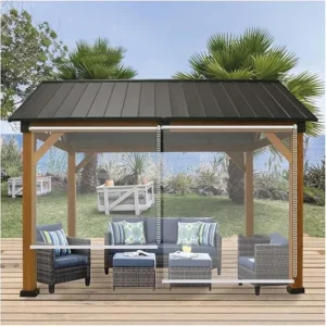 Transparent PVC Waterproof Outdoor Roller Blind