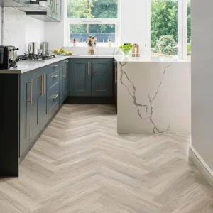 Waterside Oak Herringbone RigidCore LVT Flooring