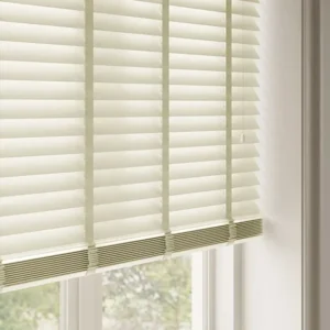 White 63mm Taped Venetian Blind 1