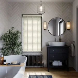 White 63mm Taped Venetian Blind
