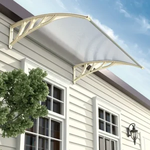 White Aluminum Door Window Awning