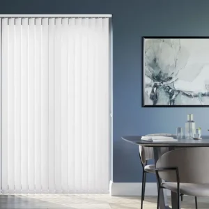 White Lotus Vertical Blind