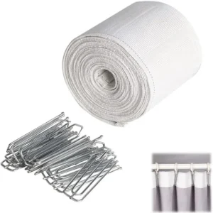 White Pinch Pleat Curtain Heading Tape