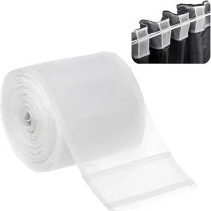 White Translucent Wave Curtain Tape