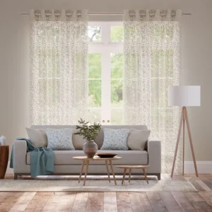 Willow Bough Voile Linen Curtain