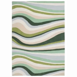 Acasta Green Wool Rug