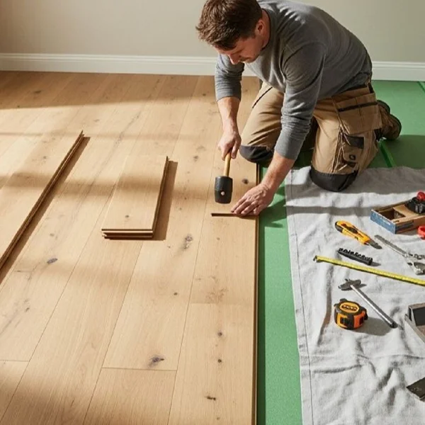 Apartment Flooring Installation