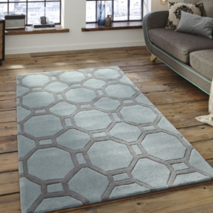 Brampton Blue Acrylic Rugs