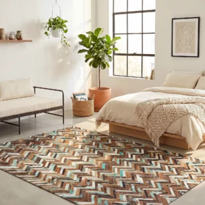 Brown Leather Rugs