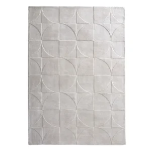 Cream Penny Wool Rug
