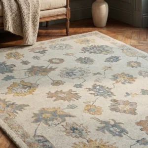 Ivory Abi Hand-tufted Wool Rug