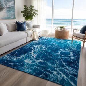 Ocean Beach Area Polyester Rugs