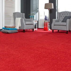 Scarlet Red Carousel Twist Carpets